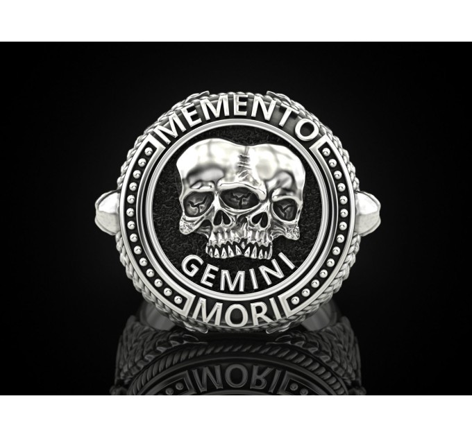 Золотая печатка мужская 901130-Близнецы - Men's rings from Jewelry Arts. Photo No. 3