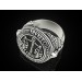 Золотая печатка мужская 901130-Весы - Men's rings from Jewelry Arts. Photo No. 3