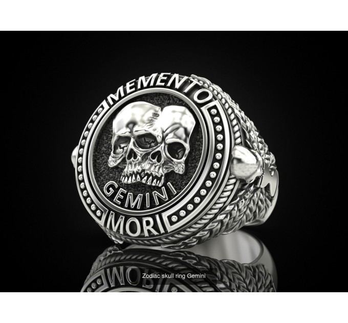 Золотая печатка мужская 901130-Близнецы - Men's rings from Jewelry Arts In the UMGold store