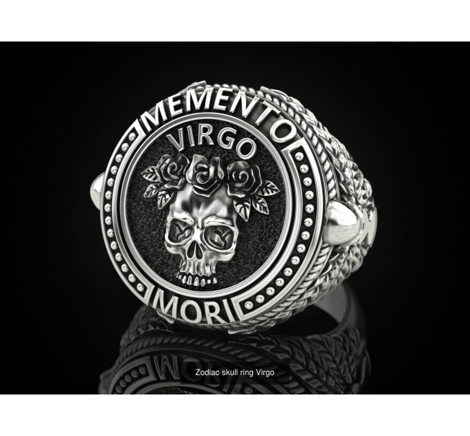 Золотая печатка мужская 901130-Дева - Men's rings from Jewelry Arts In the UMGold store