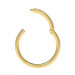 Mono earring gold 12 mm with invisible lock 229120-12