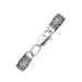 Neck cord leather decor 5,0 silver Twig 1130232-5,0