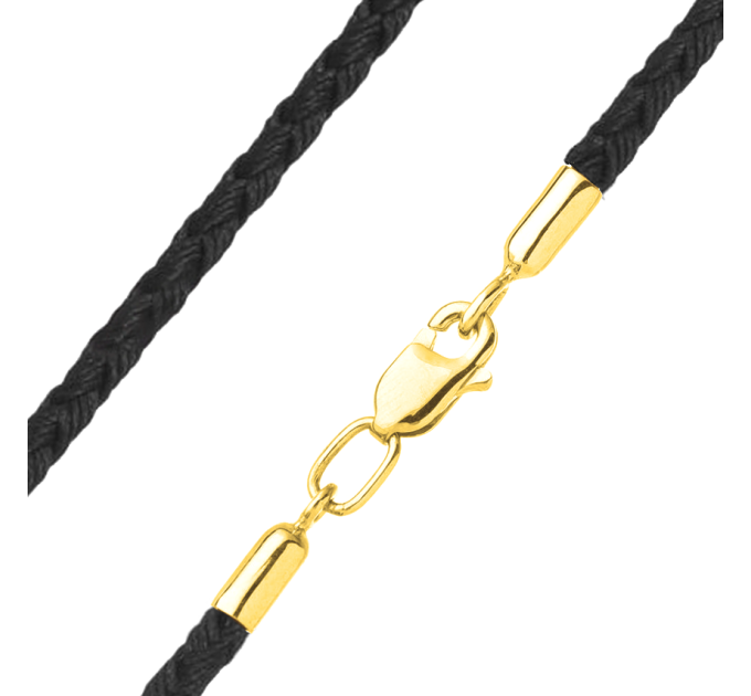 Silk neck cord 2,5 gold М2016 1102120-2,5