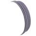 Шнурок на шею шелковый 3,0 серебро 1101232-3,0