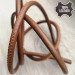 Neck cord leather decor 5,0 gold Twig 1130110-5,0