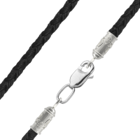 Silk neck cord 5,0 silver Trident М2016 1108232-5,0