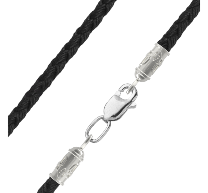 Silk neck cord 5,0 silver Trident М2016 1108232-5,0