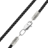 Silk neck cord 5,0 silver Trident М226 1107232-5,0