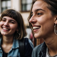 Silver nose piercing with cubic zirconia 925 – a stylish accessory against an urban backdrop